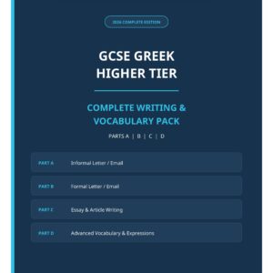 GCSE Greek Higher Tier Writing Guide