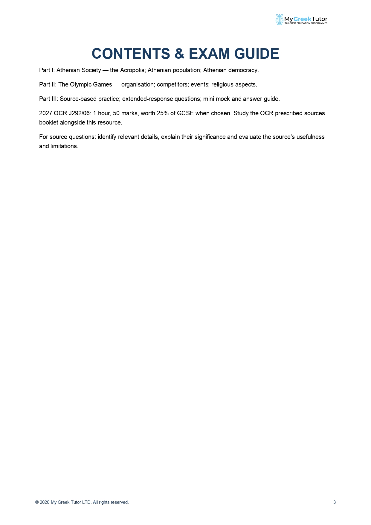 Literature & Culture – Athenian Society and the Olympic Games (2027–2028) - Image 2